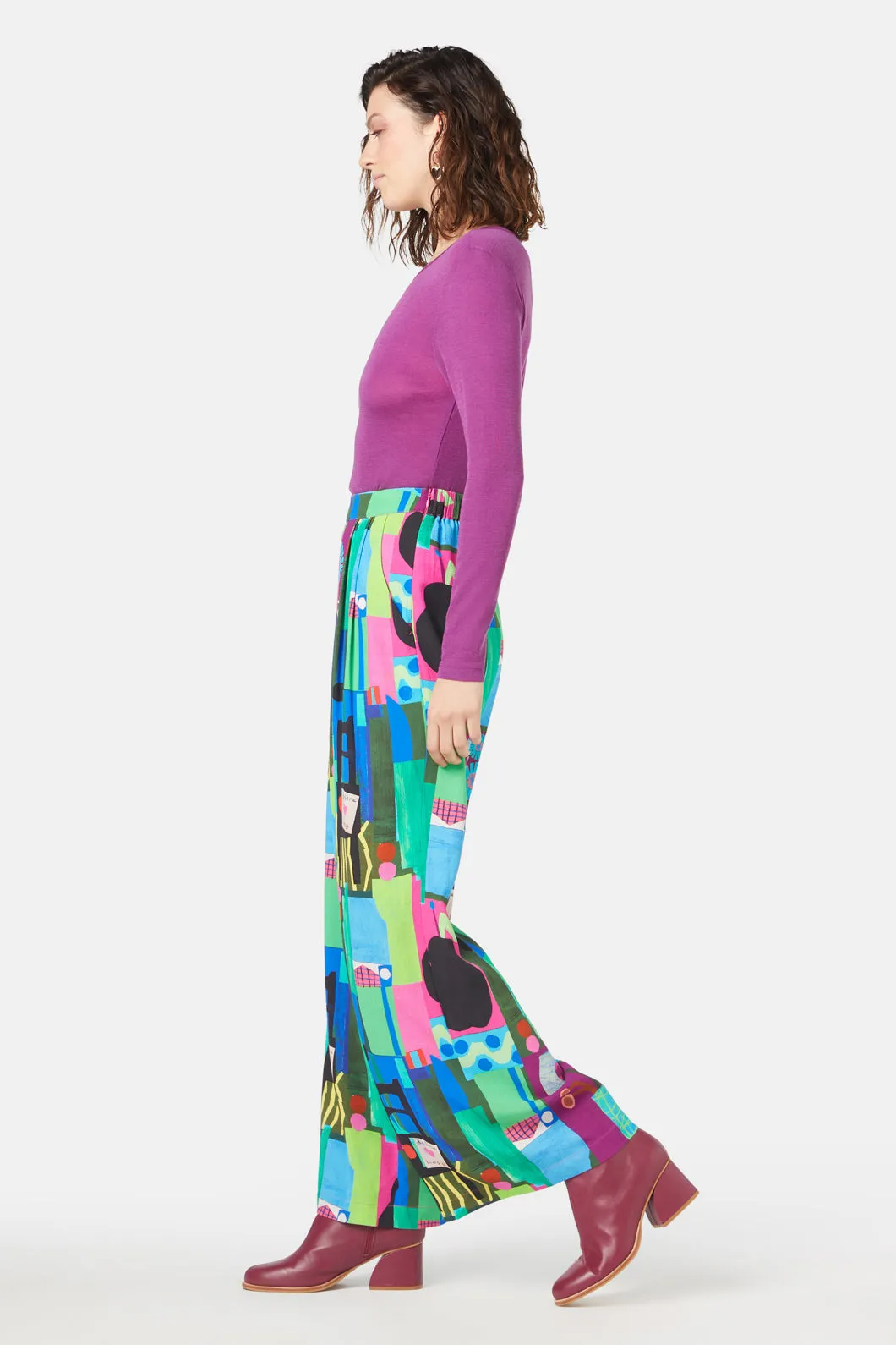 Collage Notes Pant