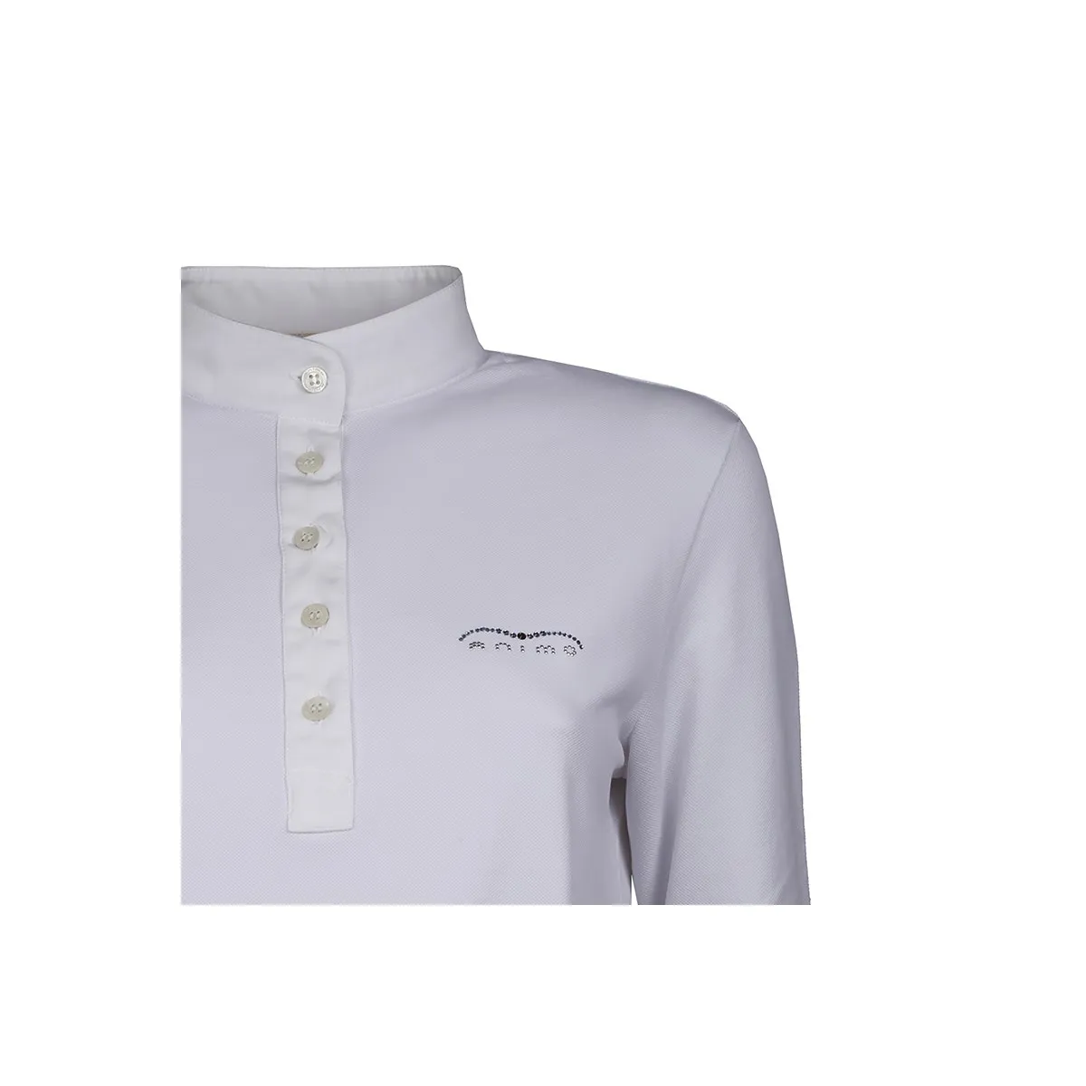 LONG SLEEVED COMPETITION POLO BAXTER BY ANIMO IN PIQUET WOMAN