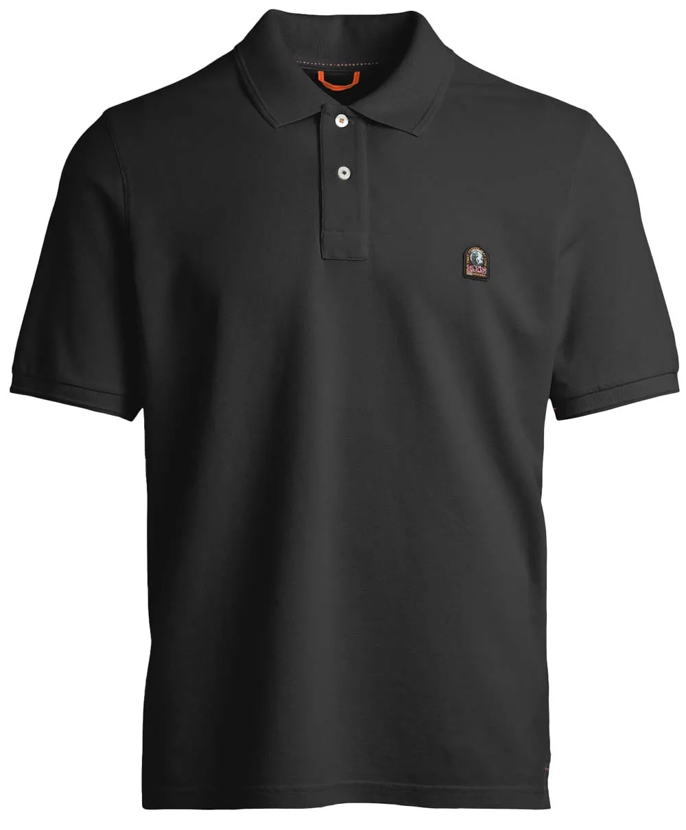 Parajumpers Men&#x27;s Patch Polo Black | Buy Parajumpers Men&#x27;s Patch Polo Black here | Outnorth