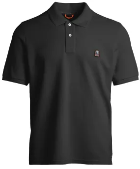 Parajumpers Men&#x27;s Patch Polo Black | Buy Parajumpers Men&#x27;s Patch Polo Black here | Outnorth