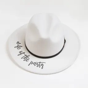 The Party, Wife of the Party Fedora Hats